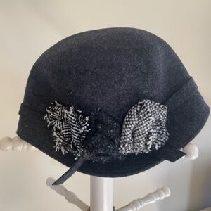Gray Wool Hat. Made in Italy